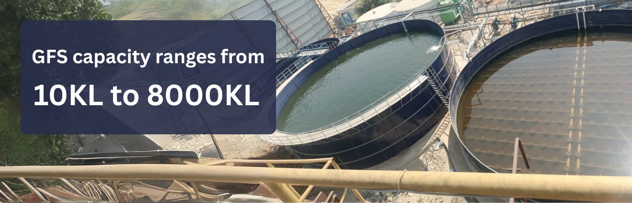raw water storage tanks